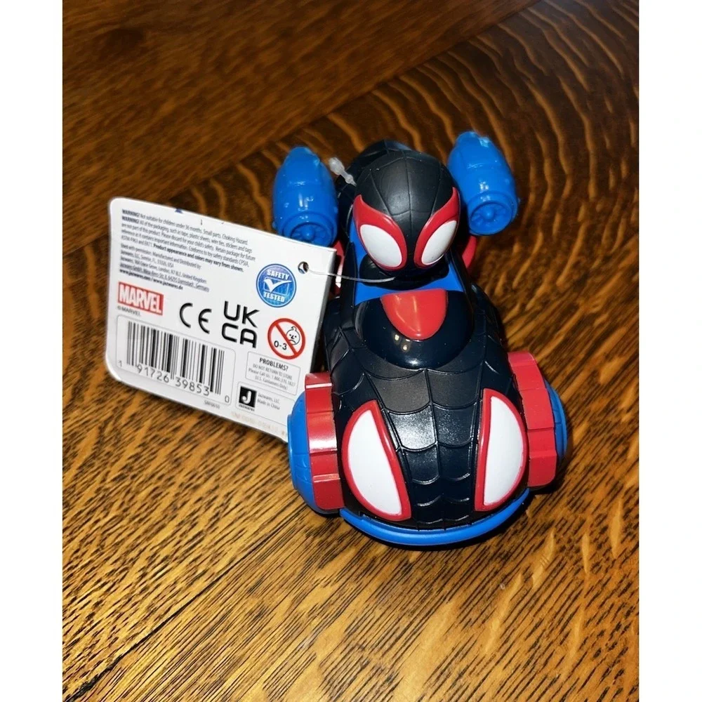 Marvel Spidey and His Amazing Friends Miles Morales Action Figure & Disc Car